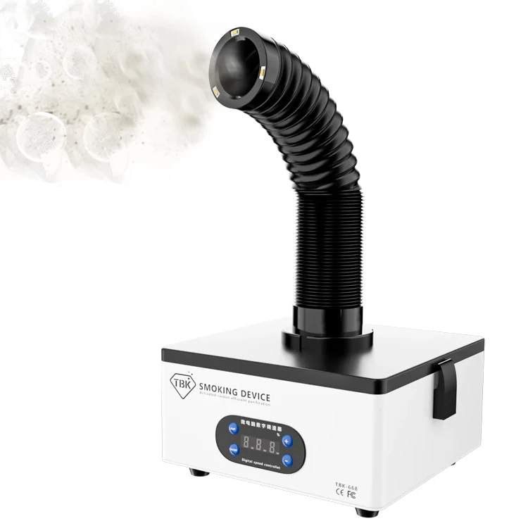 TBK-668 Extractor de humos sin ruido, purificador de humo, máquina láser, soldadura, succión de humo, extracción de humos para reparación de teléfonos