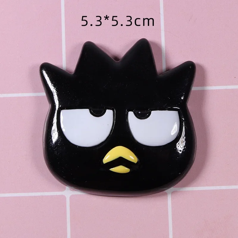 2/5pcs Messzemenő sanrio Gúnyrajz Anime Írásjegy Fagyanta accessor számára diy ékszer Gyártás gudetama badtz-maru Fagyanta flatback charms