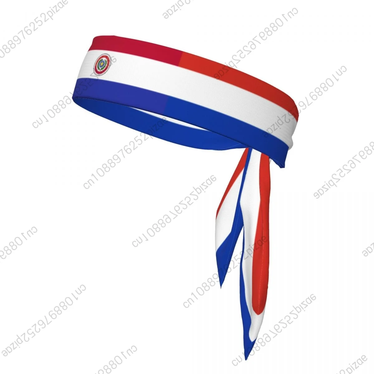 

Paraguay Tie Headband for Men Women Adjustable Sports Sweatband Head Ties for Yoga Soccer Running Basketball Cycling