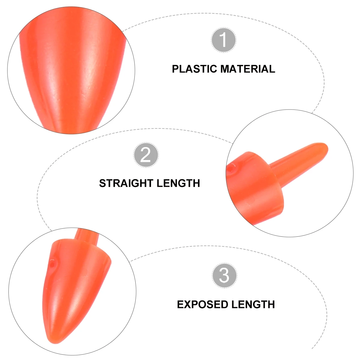 Zestaw plastikowych śnieżaków, 5 rozmiarów, do samodzielnego wykonania świątecznych dekoracji, akcesoria do nosów, schowek na nosy, akcesoria do samodzielnego tworzenia nosów do rękodzieła, pudełko.