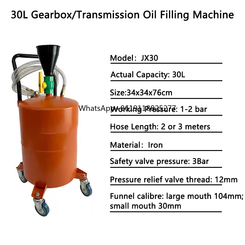 Óleo pneumático da engrenagem do óleo do motor, distribuidor do combustível para a lubrificação do carro, 10L, 20L