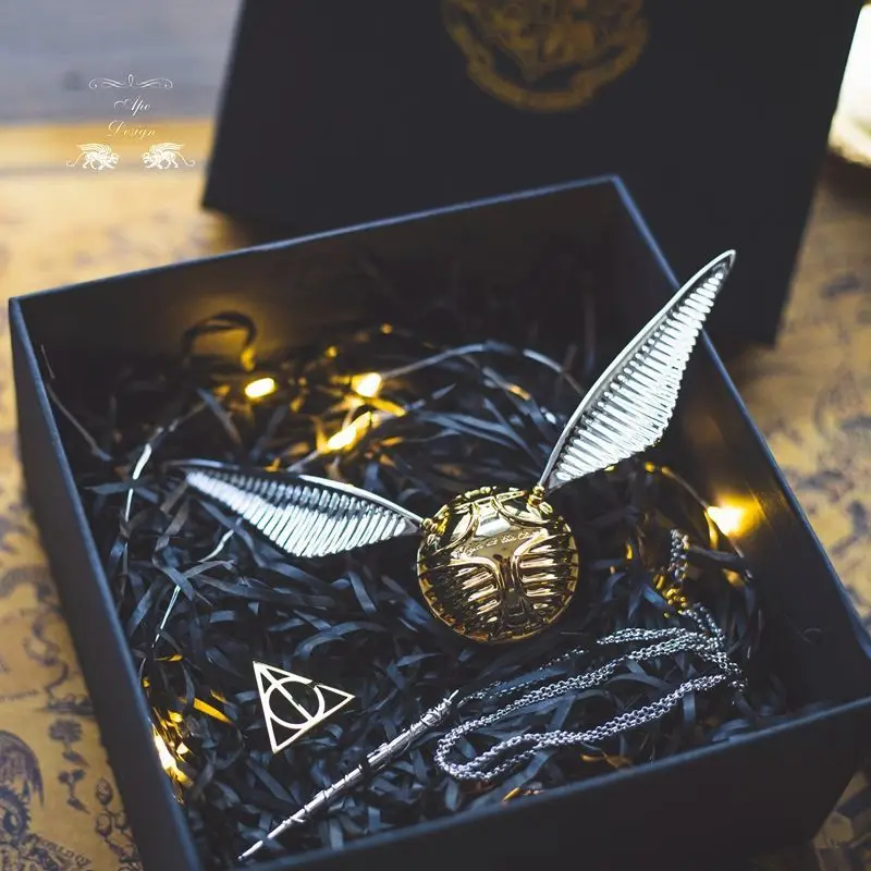 Imagem -05 - Luxo Movable Gold Snitch Ring Box Anéis de Casamento Box Armazenamento Organizer Case Casamento e Birthday Gift Box