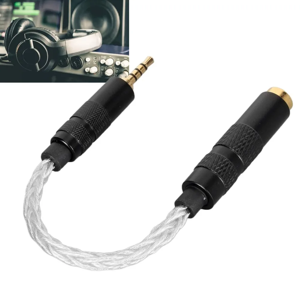 8-Strand Single Crystal Copper 4.4mm Female to 2.5mm Male Sound Cable for Sound Players with 2.5mm Balanced Ports