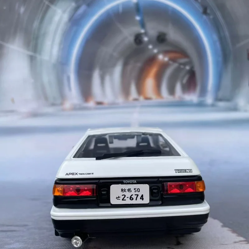 Jada 1/24 Toyota AE86 첫 번째 단어 D 합금 모델 희귀 버전 컬렉션 소년 장난감 소년 gif