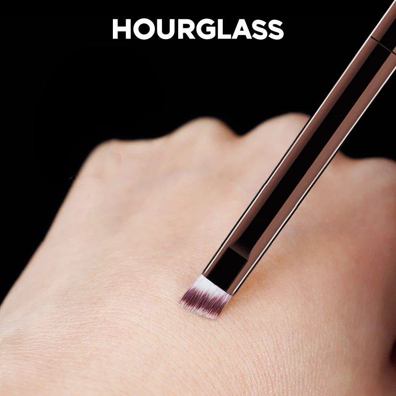 Hourglass-Pinceau de maquillage pour eye-liner et eye-blogueur, poils en fibre douce et douce pour la peau, design tendance, pinceau pour les yeux unique, n ° 10