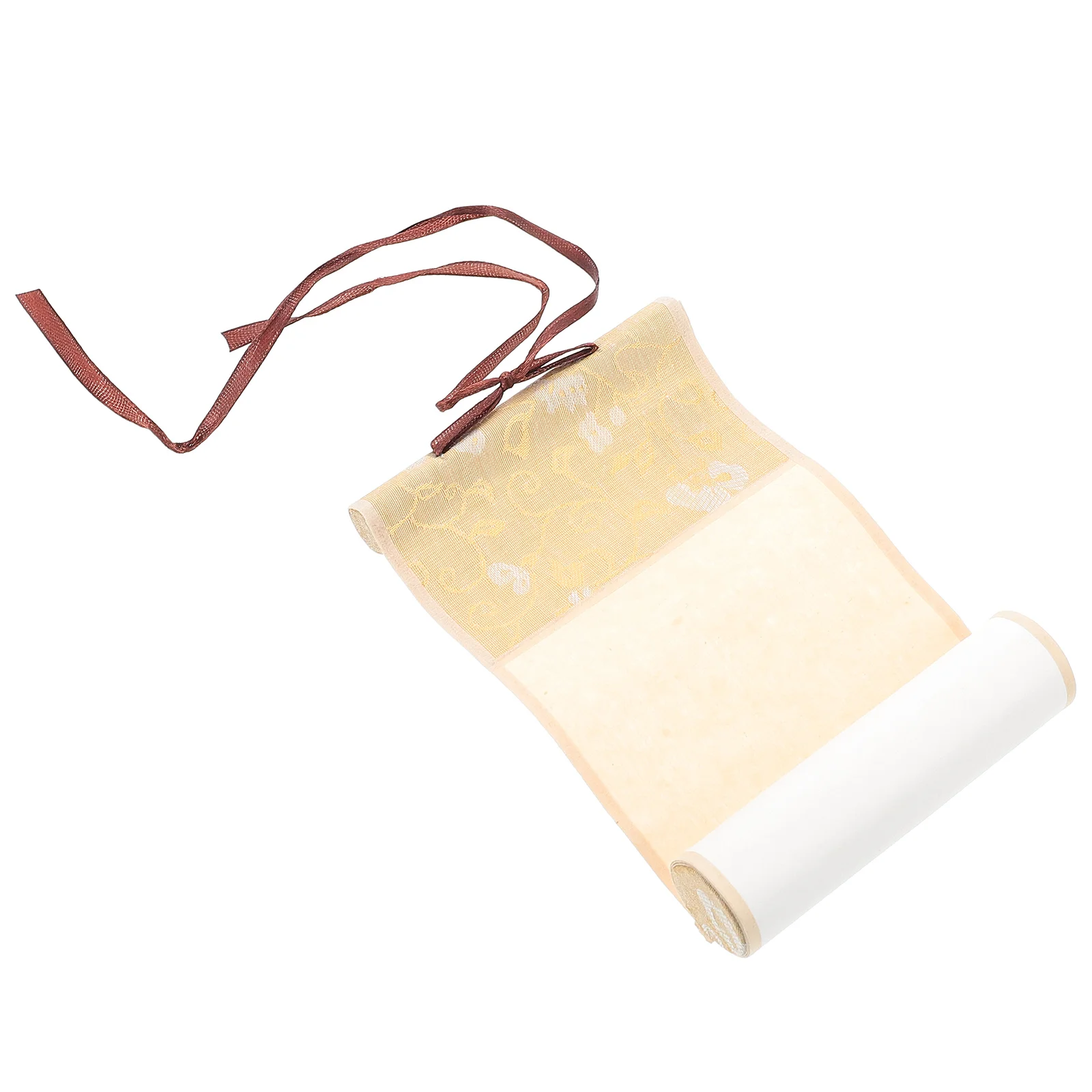 Rice Paper Scroll Decor Chinese Calligraphy Blank for Painting Wall Home Office