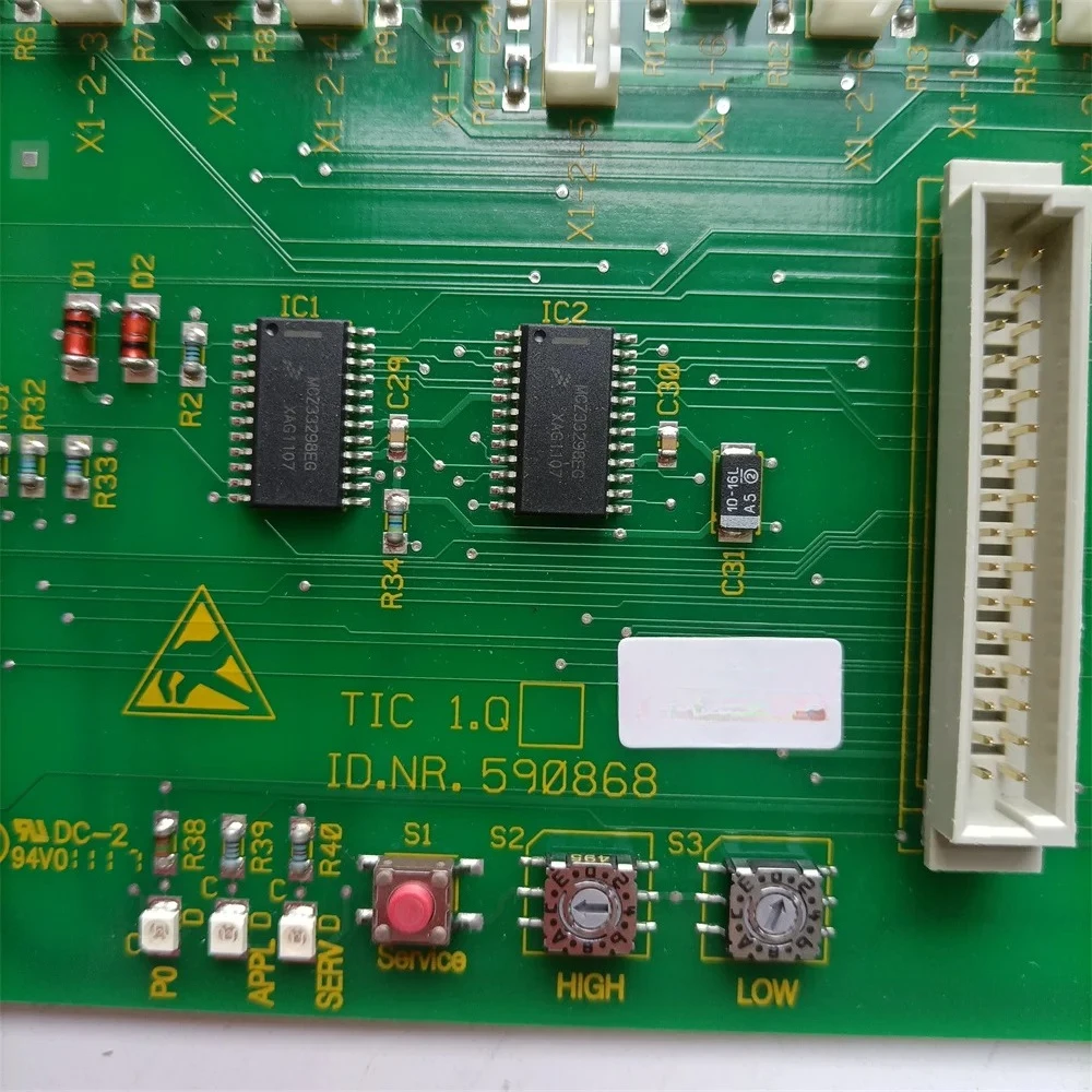 TIC 1.Q ID.NR.590868 Elevator PCB for 300P Lift Car Spare Parts Communication Board Elevator Control PCB Board elevator parts
