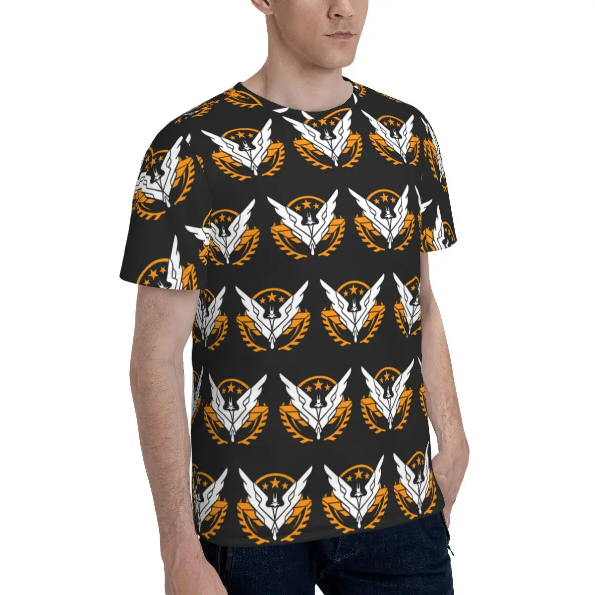 Elite Dangerous - Triple Elite T-Shirt for Men Cotton T Shirts Men's Short Sleeve O-Neck Summer Clothes Tops