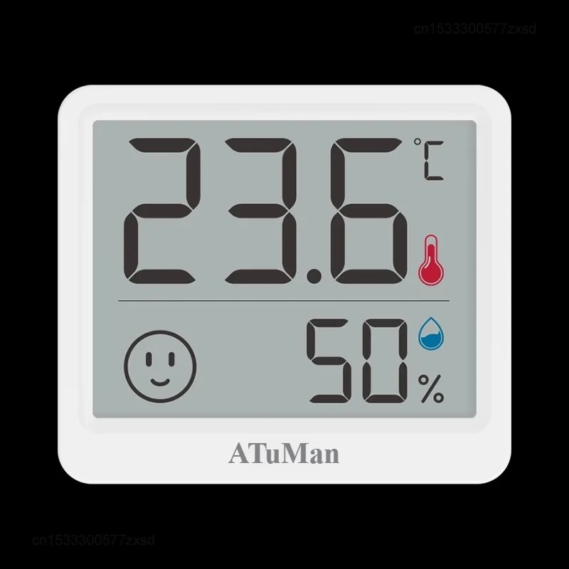 MIJIA Duka ATuMan 전자 온도계 습도계 기상 관측소 고정밀 탁상 시계 기능이 ... - 5