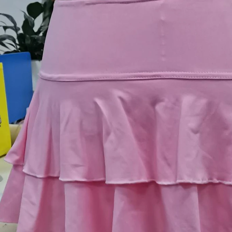 Y2K Layered Tierred Ruffle Mini Skirt for Women Summer Dots/Stripe/Heart Print/Solid Color High Waist Short Skirts
