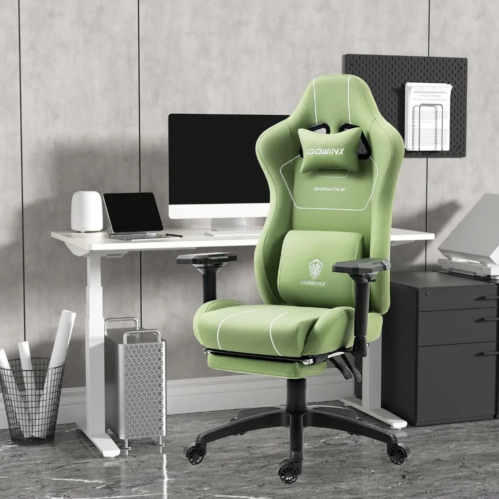 

Office Chairs Comfortable Reclining Game Office Chair 300lbs for Adult and Teen Gamingchair Green Computer Armchair Gaming Gamer