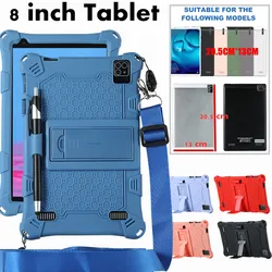Universal Soft Silicone Case for 8 8.0 inch Tablet PC 3G/4G/5G Android Tablet PC Shockproof Cover Protective Shell 20.5*13CM