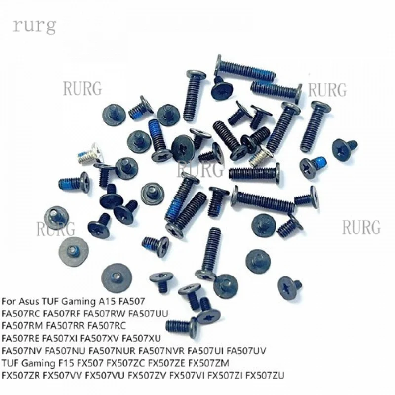L+ Complete Set of Screws Laptop for Asus TUF Gaming F15A15 FA507 FX507 FA507NV Lot