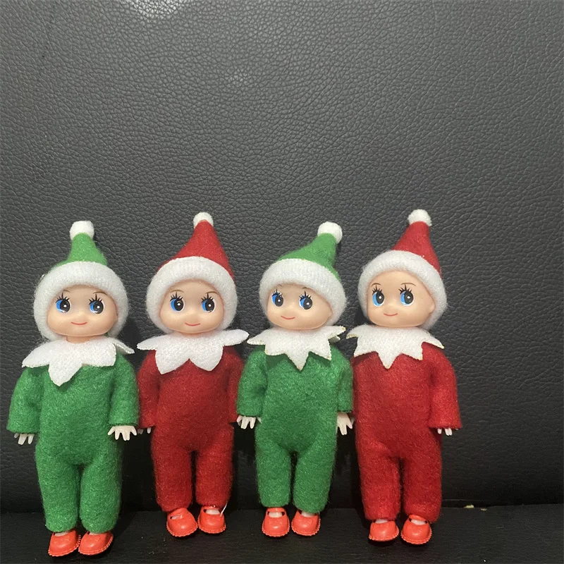 2023 Merry Christmas Bookshelf Elf Dolls Christmas Decor for Home Xmas Ornaments Gift Navidad Party Supplies Happy New Year 2024