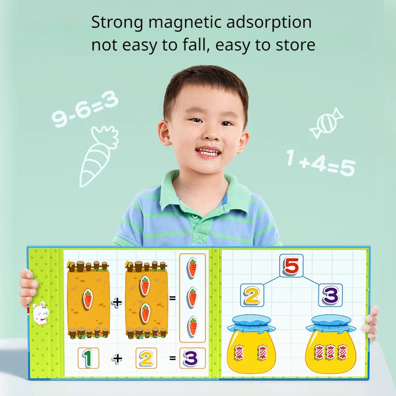 Montessori Magnetic Math Toys Number Learning Calculate Counting Game Teaching Aid Early Education Arithmetic Toy For Children