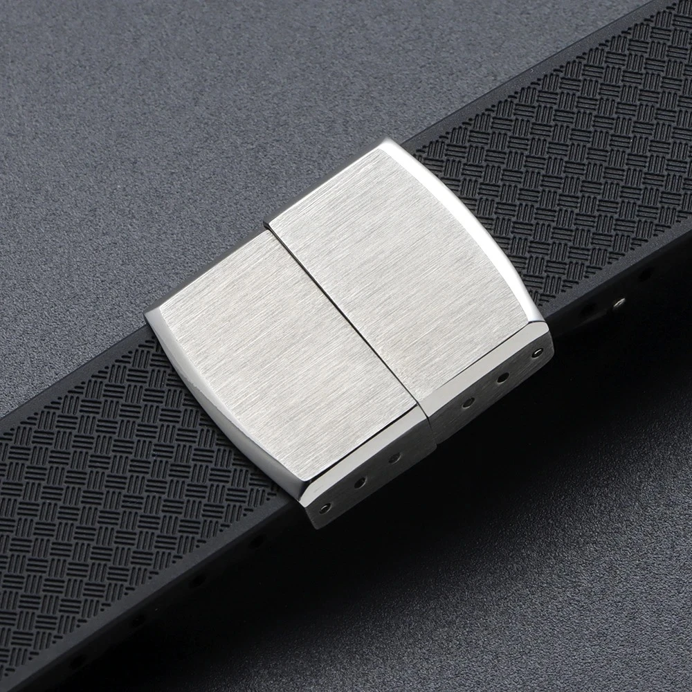 مشبك نشر زنبركي من Delugs مناسب تمامًا لساعة رولكس كارتييه أوميغا الأصلية ومشبك حزام الساعة البديل