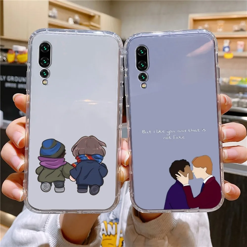 Young Royals Simon And Wilhelm Phone Case For Xiaomi 11 Redmi Note 11 5G 8T 9A 9 10T Note8Pro Note9 12SUltra Transparent Case