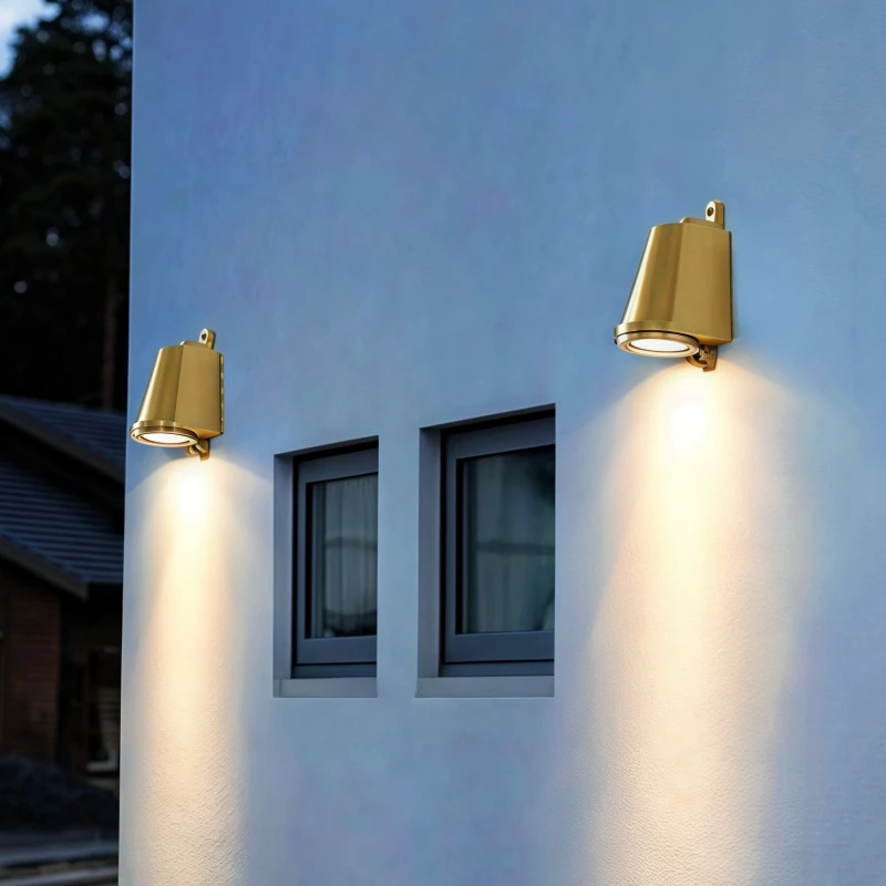 Retro Industrial LED Outdoor Wall Lamp GU10 Vintage Waterproof Street Sconce Courtyard Entrance Garden Decor Wall Lights Fixture