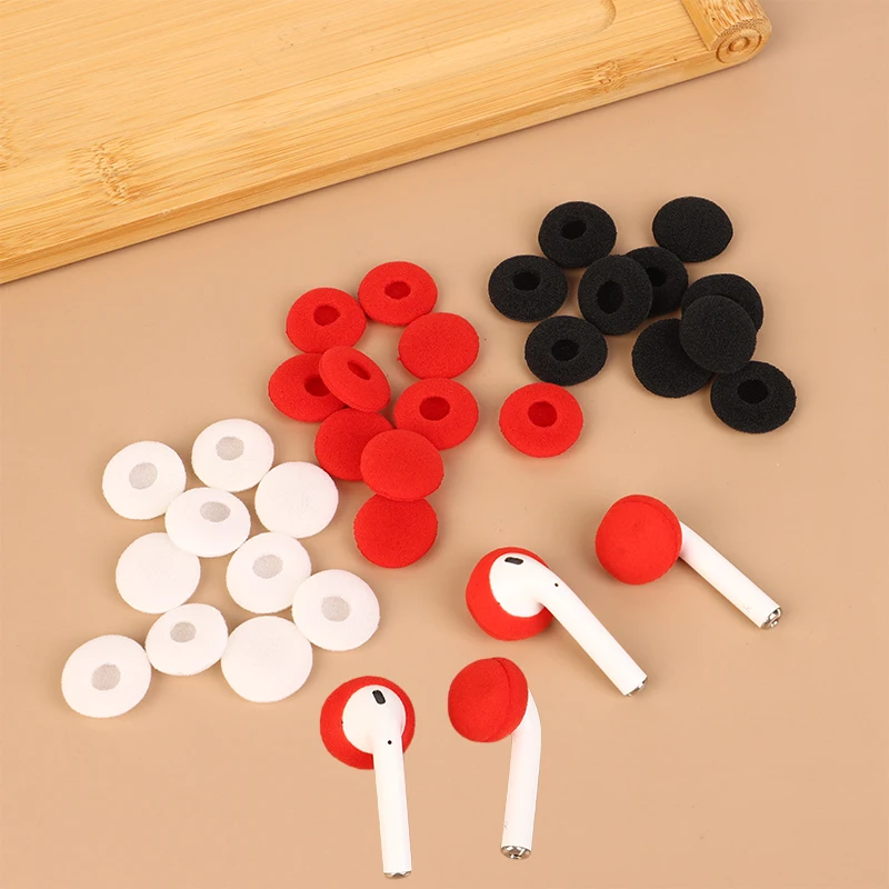 50Pcs Ear Pads For Headphones Foam 15mm Sponge Bluetooth Earphones Replacement Earphone Earpads Covers MP3 MP4 Moblie Phone