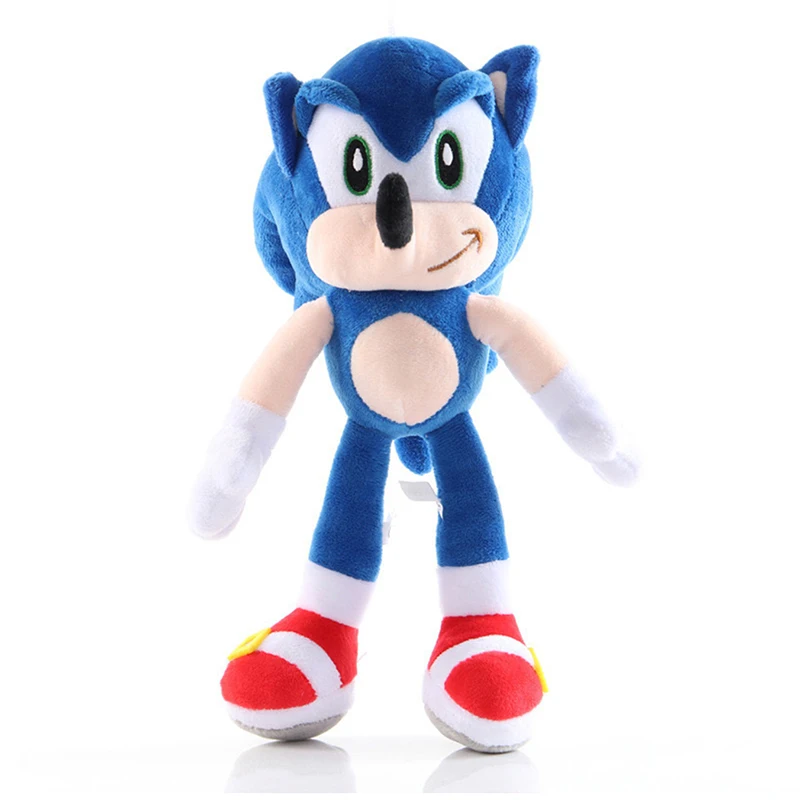 Hot Sales 6 Styles 28CM Hand Made Sonic The Hedgehog Children Plush Toys Anime Figure Image Plushs Doll Christmas Birthday Gifts