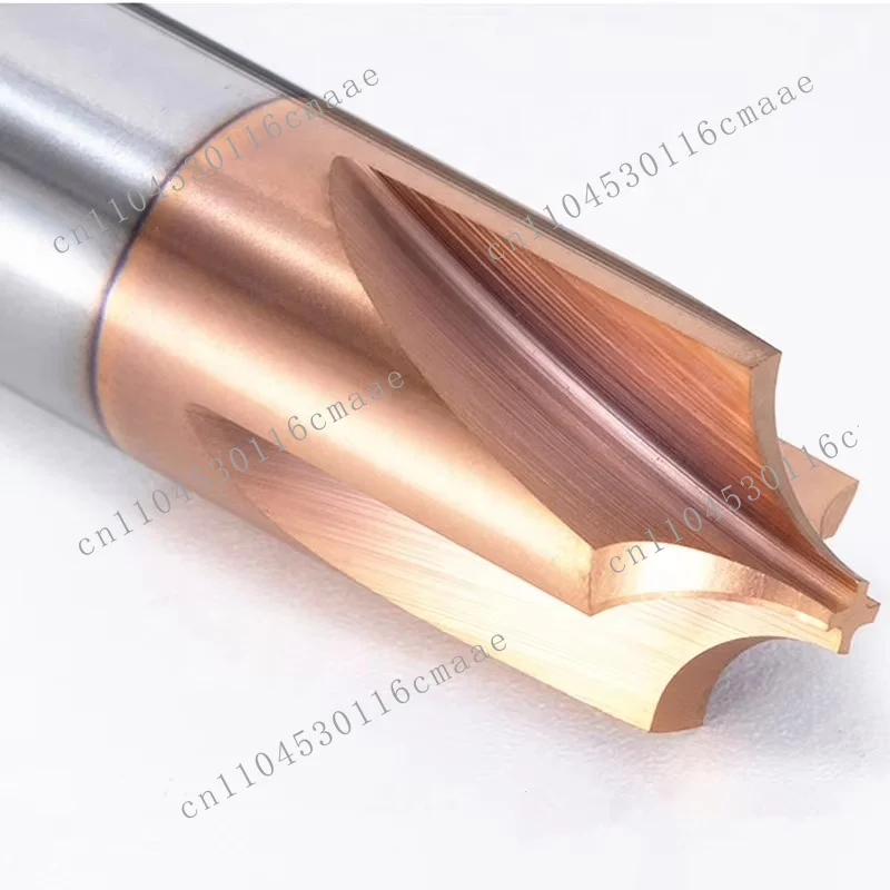 CNC Radius Chamfering Milling Tools Carbide R Corner Chamfering End Milling for Steel Aluminum