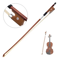 4/4 Violine Bogen Rosshaar Holz Stick Kunststoff Griff Geige Bogen Professionelle Violine Zubehör Instrumente