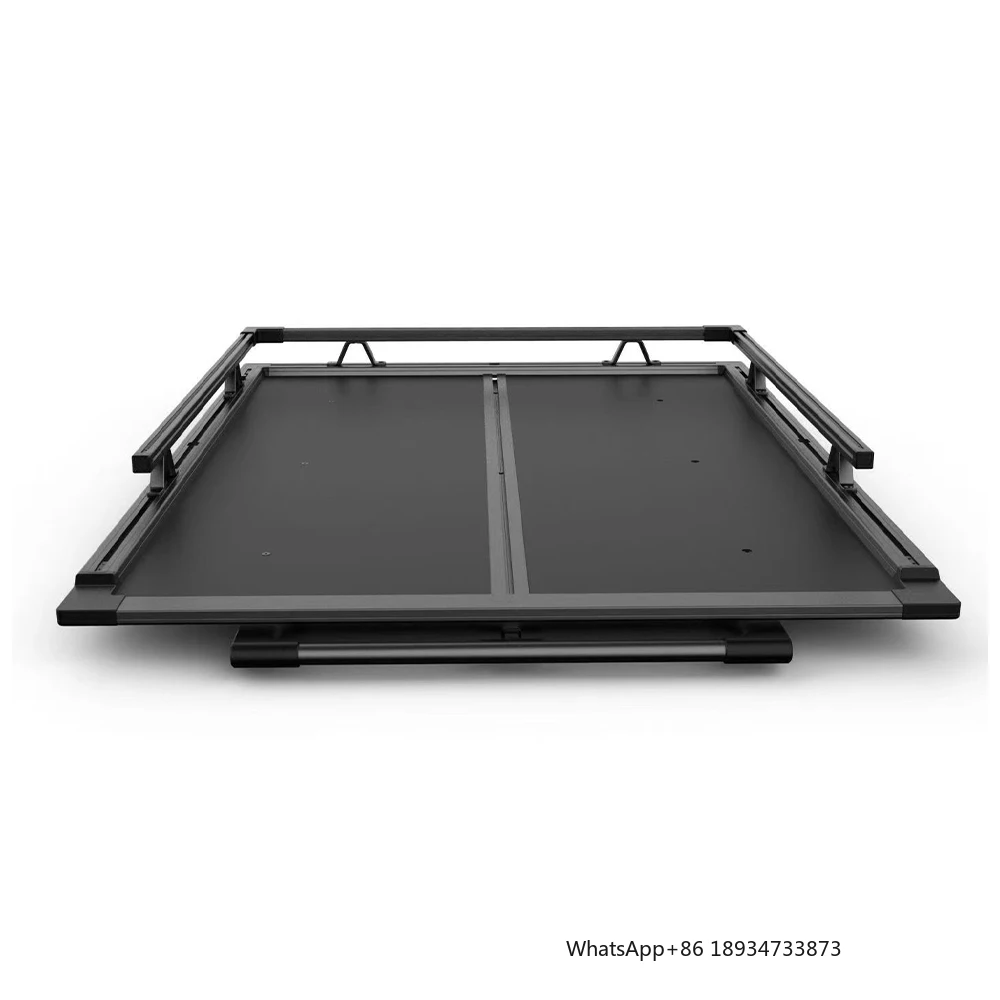 Lantsun JT1028 Rear Trunk Cargo Expandable Rack for JEEP Gladiator JT2021++ Pickup Truck Tailgate Portal Lathe Extension Frame
