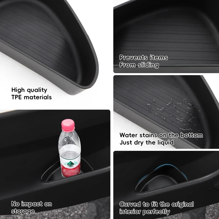 4er-Set TPE-Türseiten-Organizer für Toyota RAV4 2019-2025 2026 – Türaufbewahrungsboxen passend für RAV4 – Detail 4