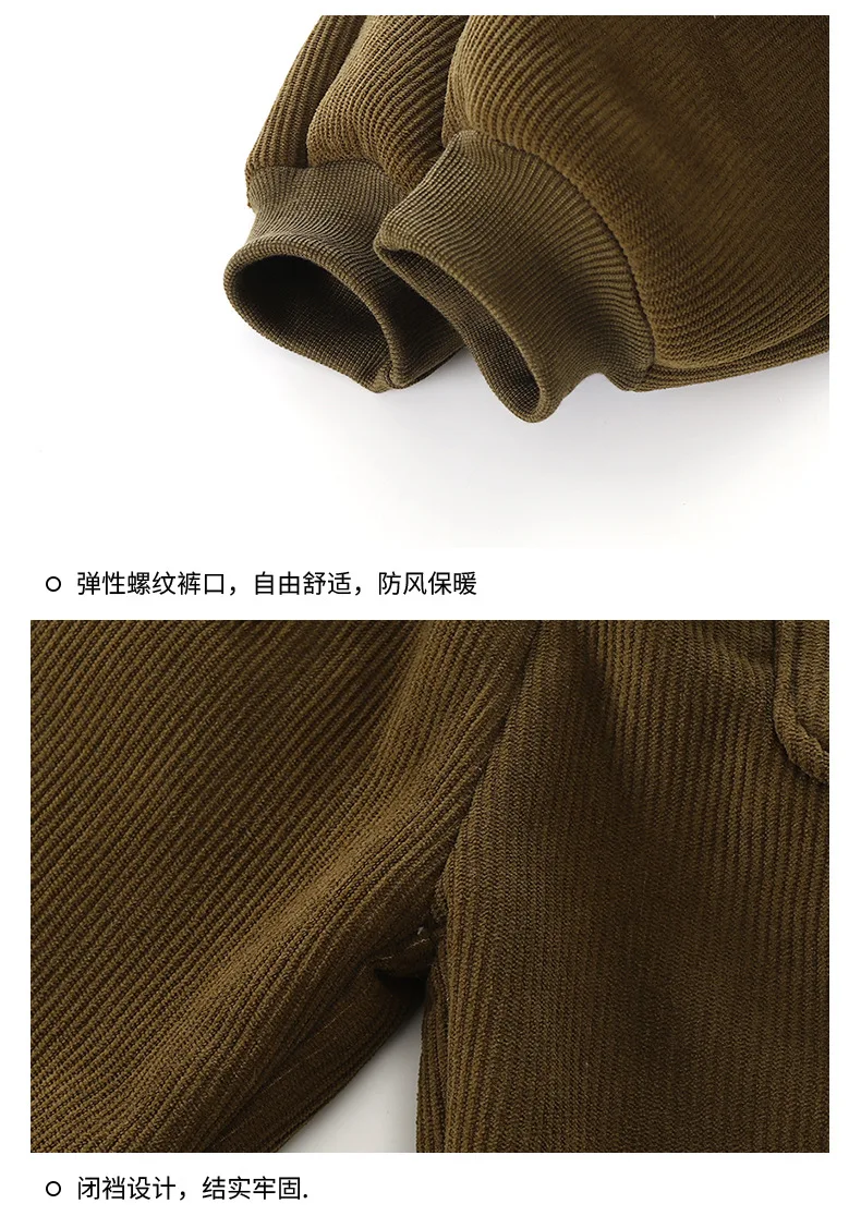 Kinder-Fleece-Hosen mit Kordelzug, verdickte, schmal zulaufende, warme Herbst-Winter-Baumwoll-Fleece-Sweatpants, atmungsaktiv, für Jungen und Mädchen – Detail 17