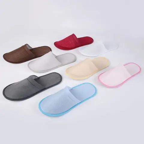 Disposable Plush Guest Slippers