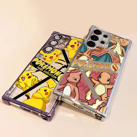 Pokemon Charizard Soft Phone Cover Case for Samsung Galaxy S23 S21 Plus S25 Edge S24 S22 Ultra S20 FE