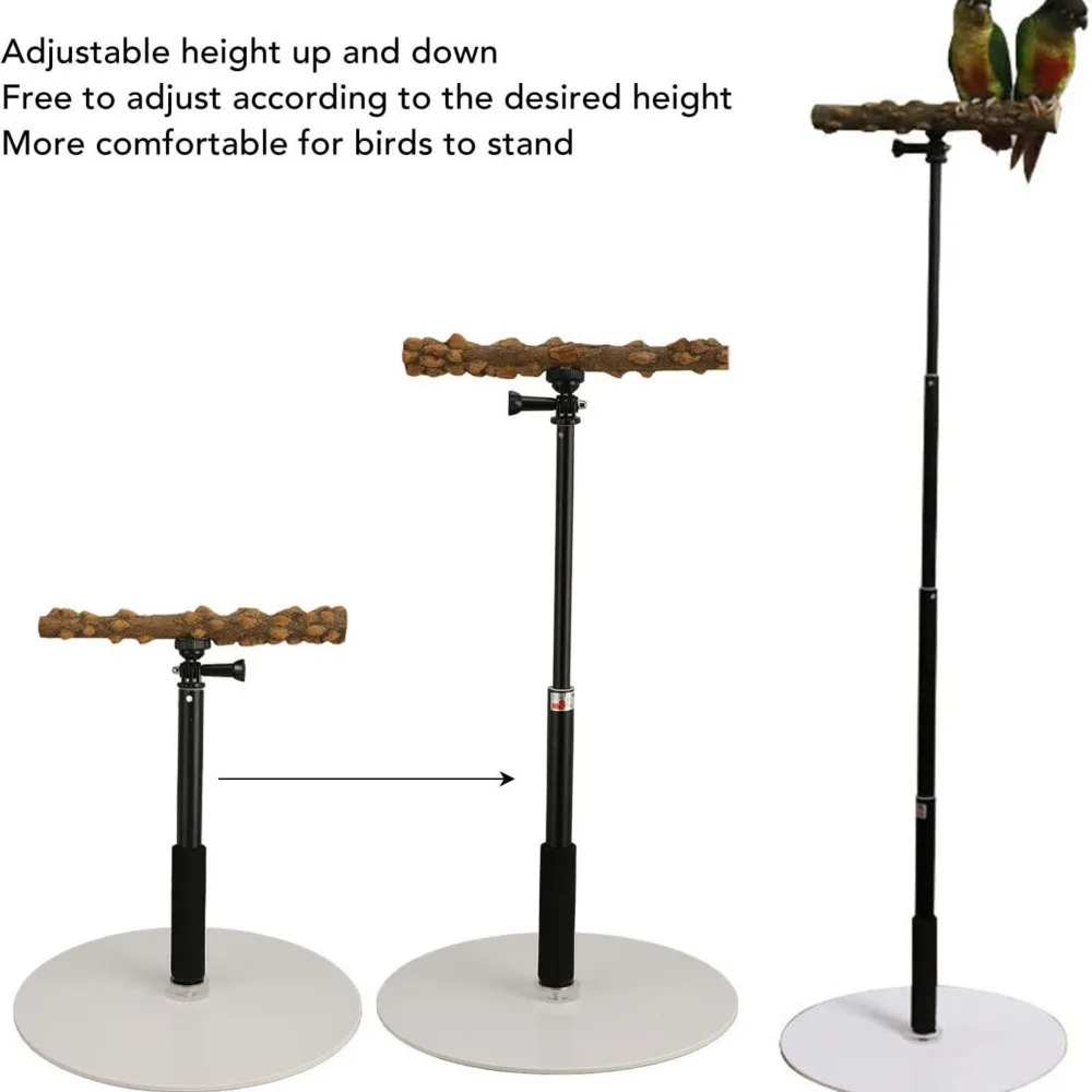 Bird Station Stand Outdoor Activities Telescopic Bird Cage Stand Grinding Claw Sichuan Pepper Tree Branch Parrot Supplies and