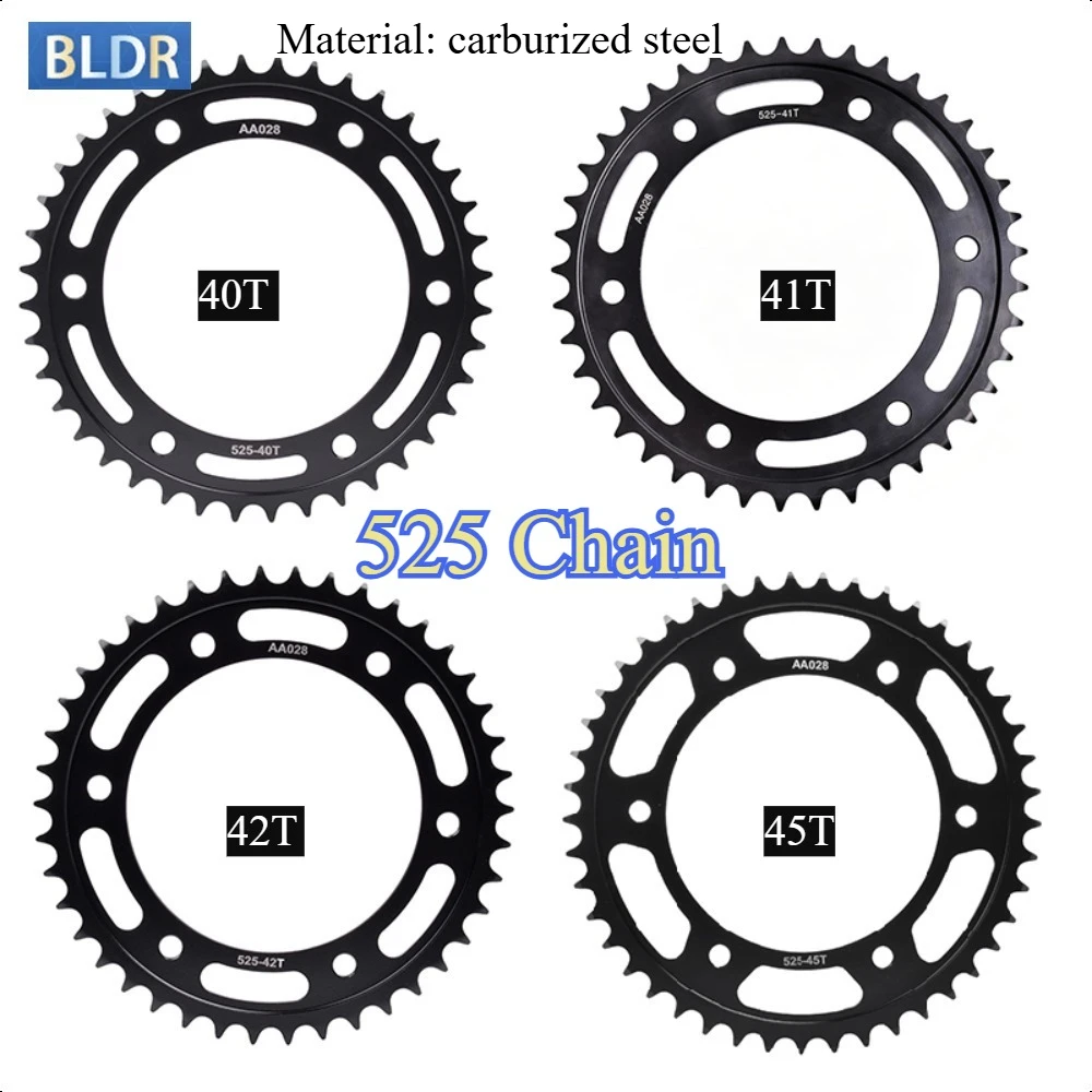 

525 Chain 40T 41T 42T 45T Rear Sprocket for Honda CBR600 PC35 PC40 CBR 600 F4i CBR600RR CBR1000 RR Fireblade NT1100