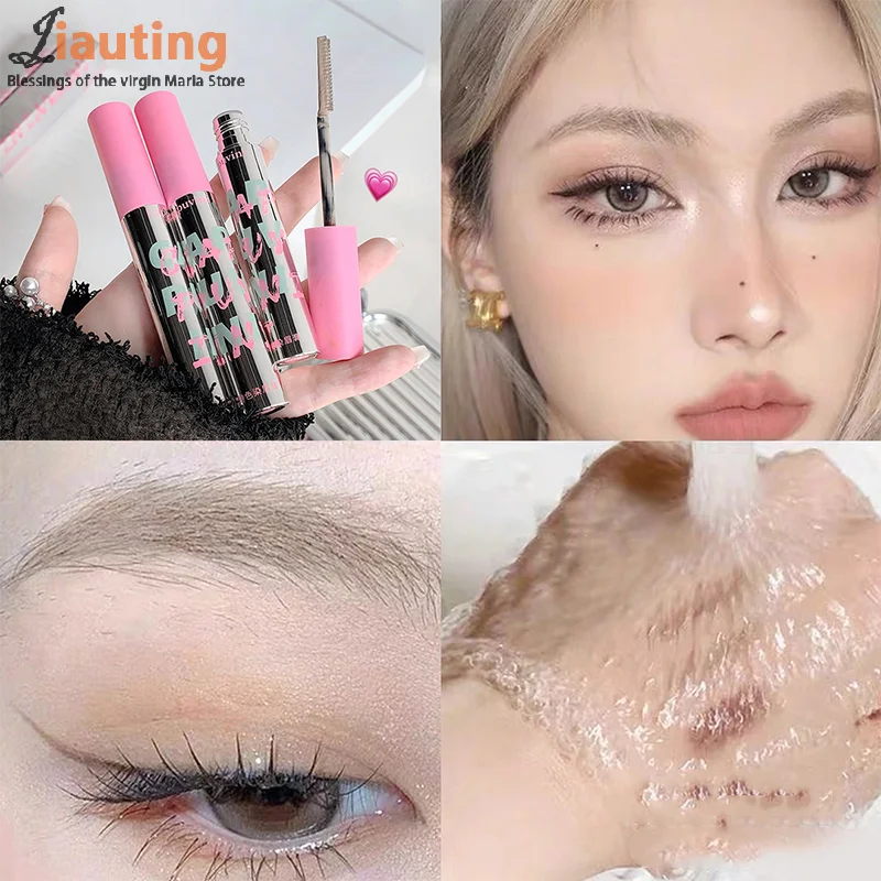 Small Comb Dye Eyebrow Cream Waterproof Sweat-proof Eyebrow Powder Brown Coffee Color Eyebrow Pencil Cream Eyebrow Makeup