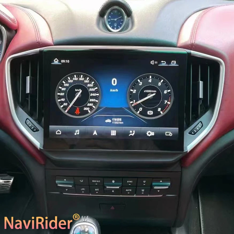 

10.26" For Maserati Ghibli 2014-2020 Car Radio Qualcomm Android Screen Carplay Multimedia Video Player Head Unit Navigation GPS