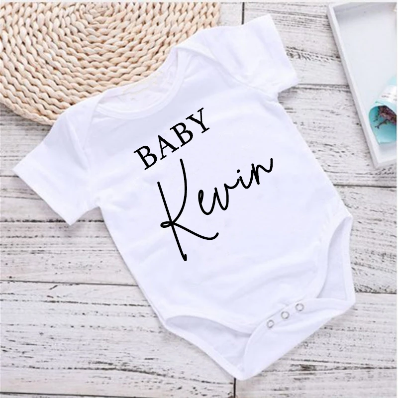 Body de bebé con nombre personalizado, ropa bonita para recién nacido, mono de manga corta de verano para niños pequeños, regalo de ducha infantil