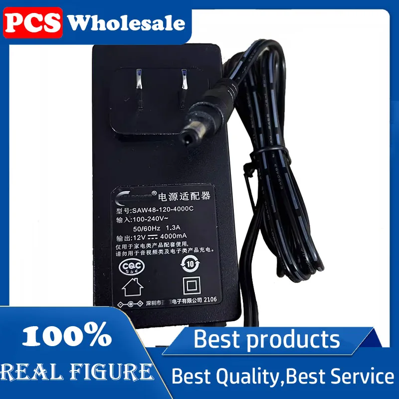 

Original 12V4000mA 12V4A power adapter SAW48A-120-4000C port 5.5*2.1mm