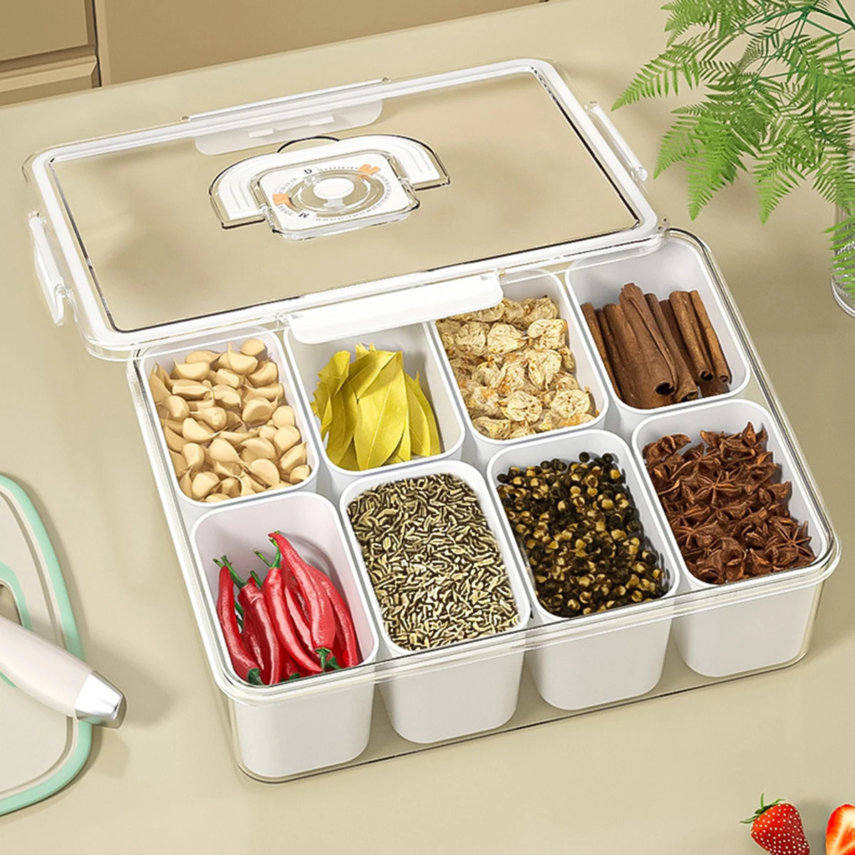 plateau-de-service-divise-a-8-grilles-boite-de-rangement-de-cuisine-portable-sous-format-boite-de-separation-d'assaisonnement-conservation-des-collations-et-des-fruits-frais-boite-alimentaire