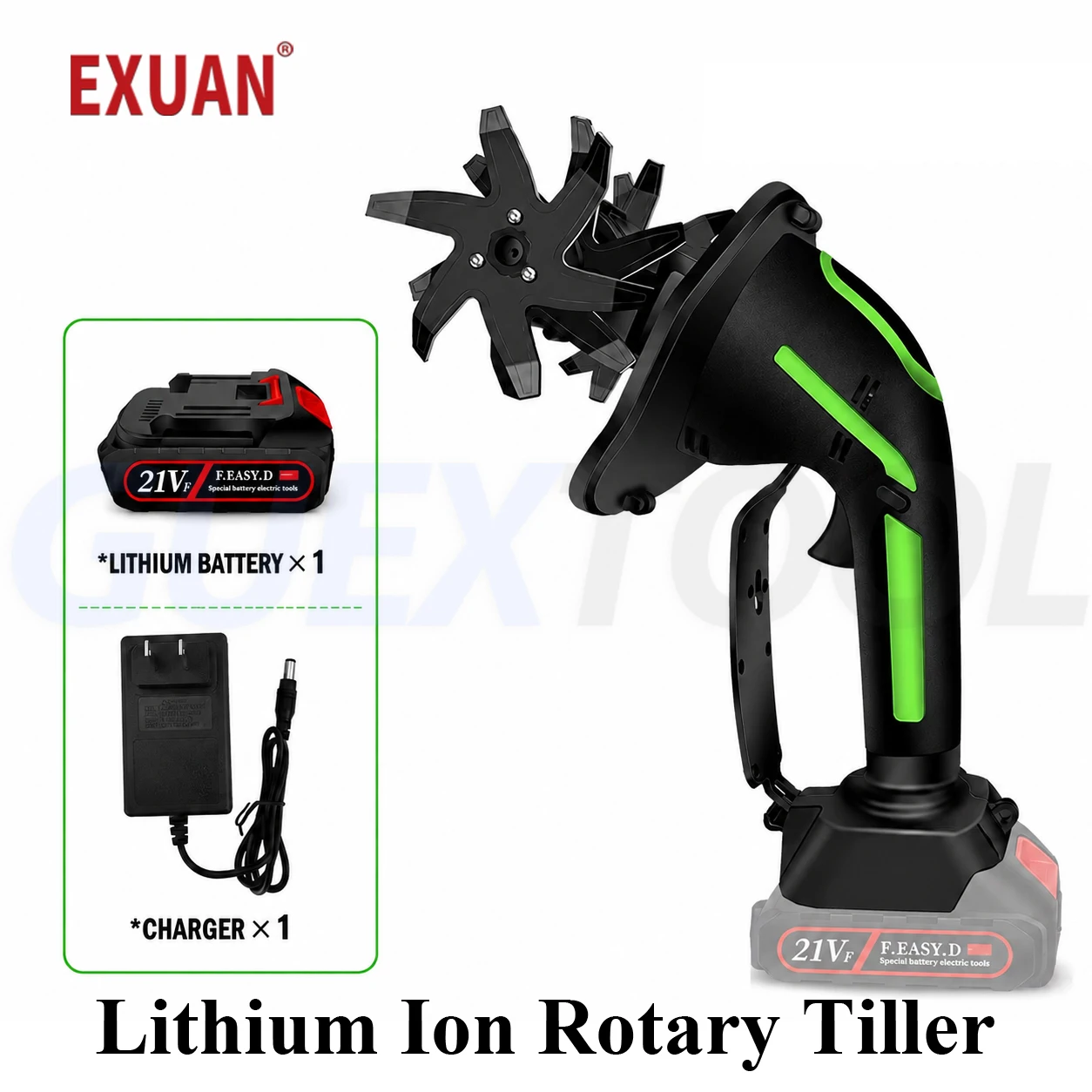 

Lithium Ion Rotary Tiller Charging Micro Tiller Farm Garden Handheld Electric Loosening Machine