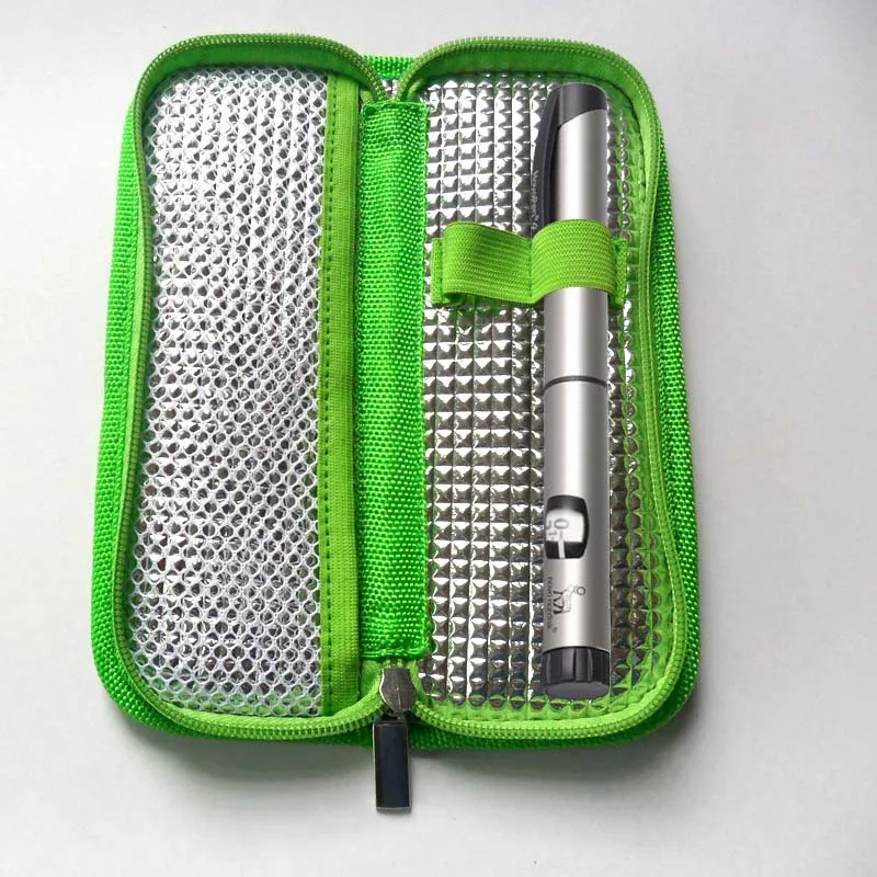 Portable Insulin Cooling Bag Oxford Thermal Insulated Medical Cooler Pill Protector Diabetic Pocket Medical Travel Case No Gel