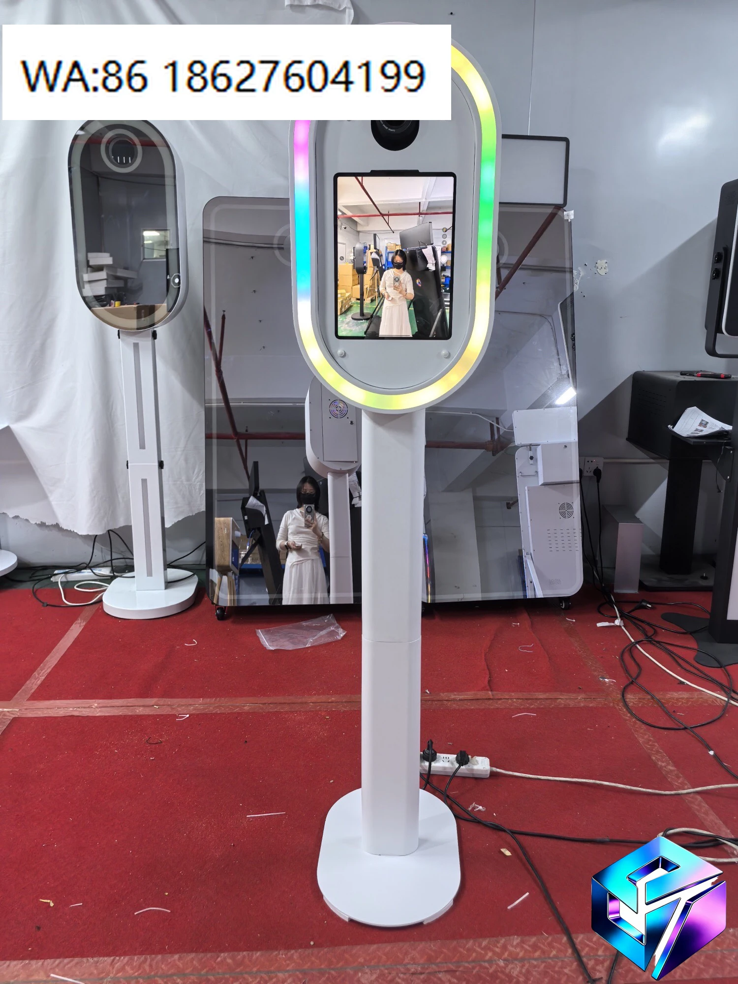 

Instant Self Service Photo Booth Rental Kiosk Portable Ipad Salsa Photobooth Machine For Event Wedding Party Use