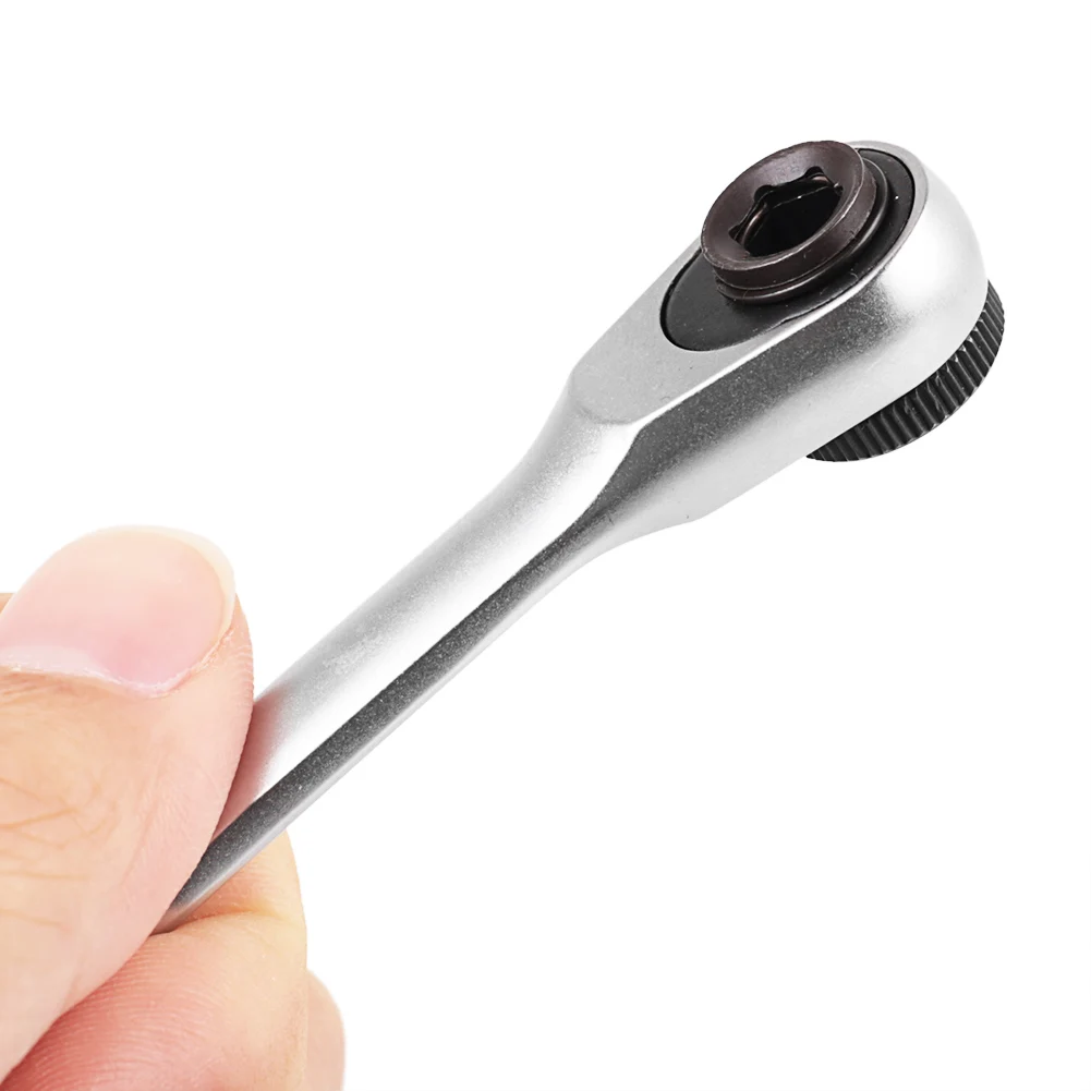 Mini Double Ended Chave Catraca Soquete Rápido Rod Chave de Fenda Bit Tool x Catraca Handle Peças 4