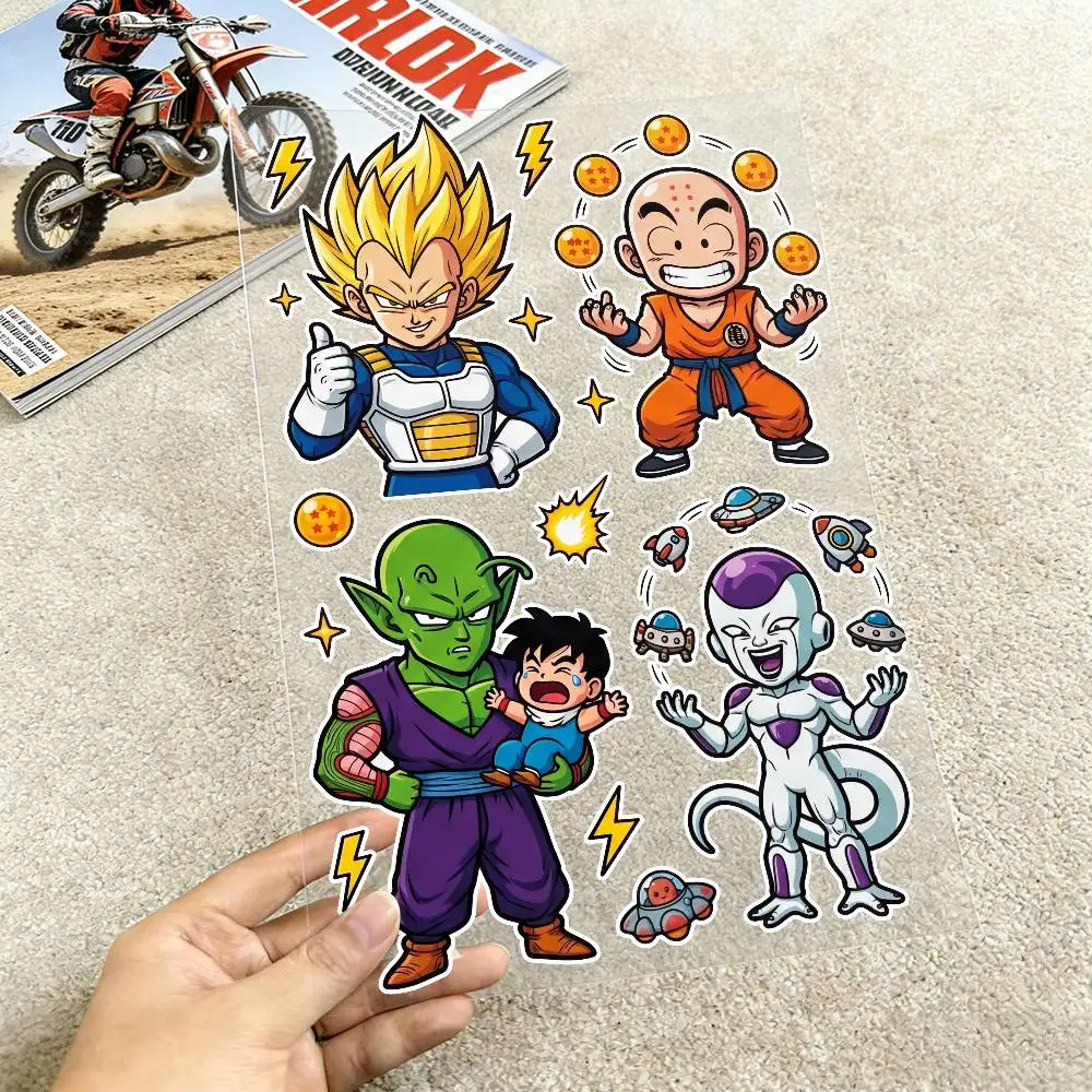 

Светоотражающие наклейки DRAGON BALL GOKU для мотоциклов, водонепроницаемые виниловые наклейки для мотоциклетных шлемов, топливных баков и велосипедов