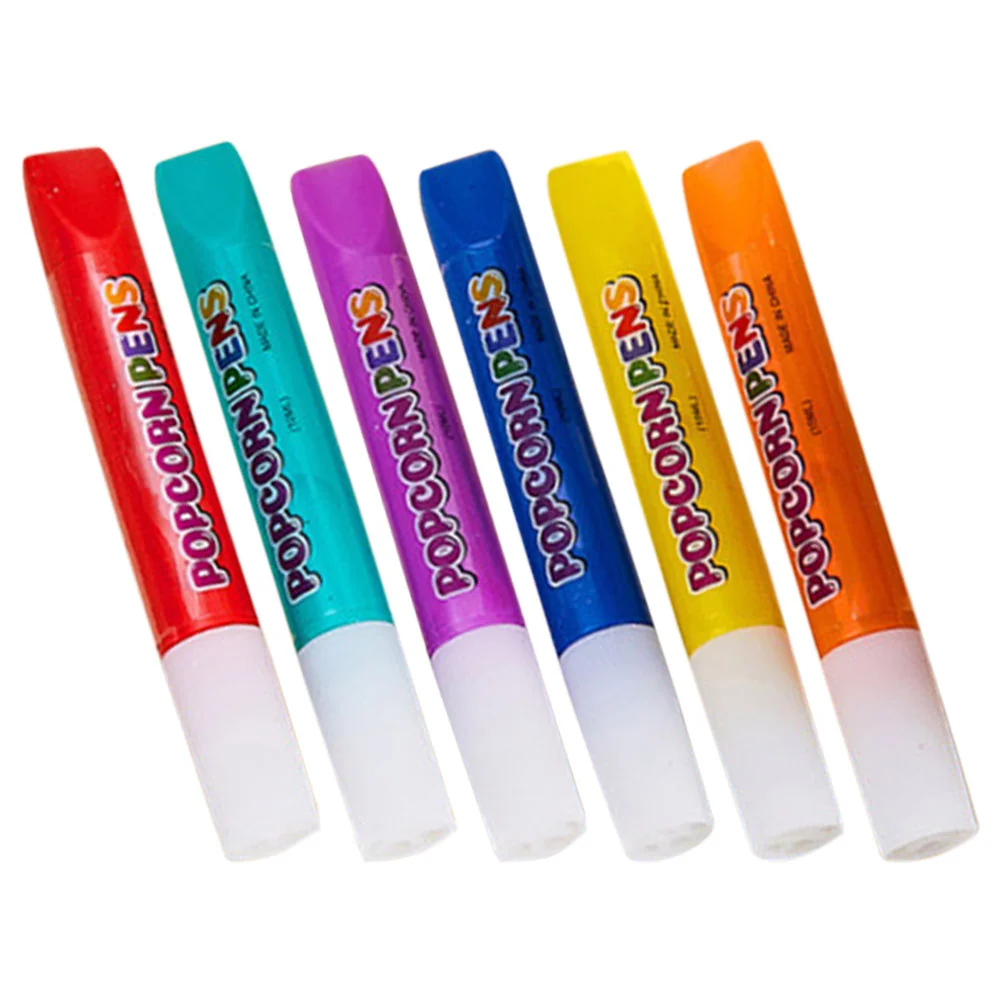 

6 Pcs Bubble Pen Puffy DIY Colorful Pens Adorable Marker Creative Foam Doodle Painting Multifunction