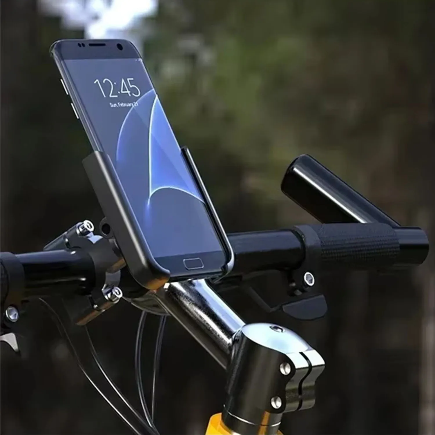 Motorrad-Telefonhalterung aus Aluminium, Fahrrad-Telefonhalterung, 360-Grad-Drehung, universelle Motorrad-Telefonhalterung aus Aluminiumlegierung – Detail 4