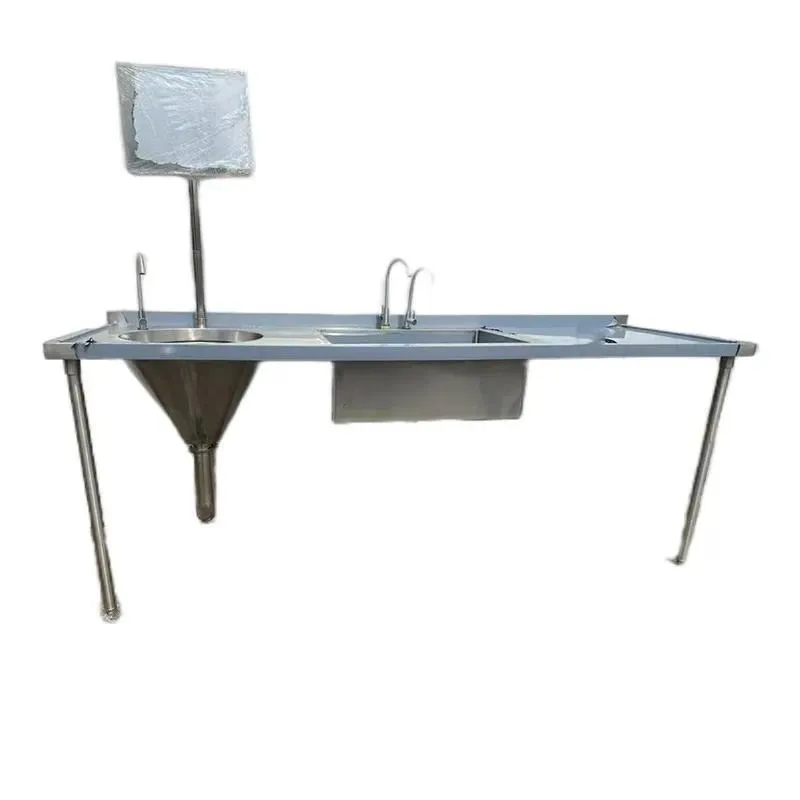 for Customized high quality 316 304 stainless steel deep flushing tank hospital surgical medical hopper sewage lock tank