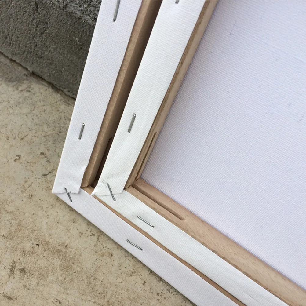 18x24cm Professional Stretched Canvas Panels Made from Long Staple Cotton No Alkaline Treatment Smooth Painting Surface Wood