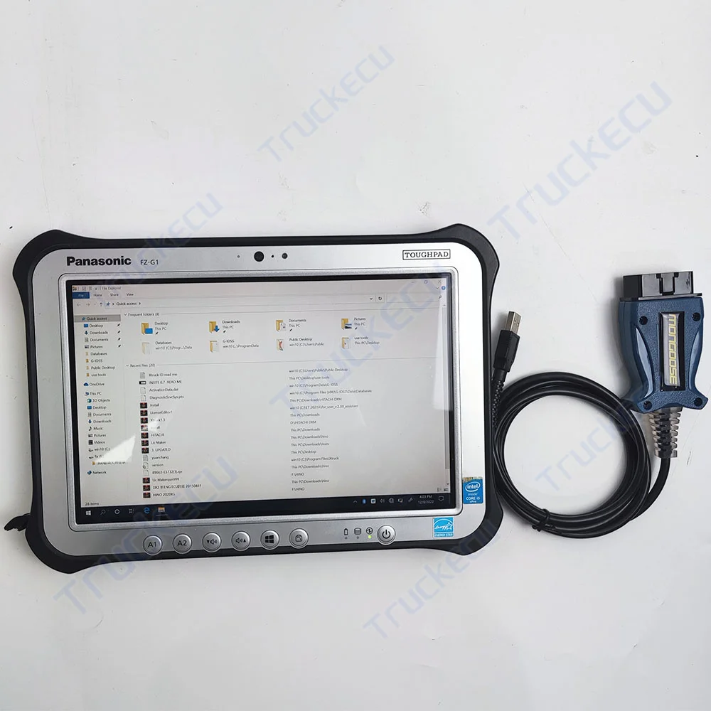 FZ G1 TABLET+for Mongoose Por J2534 ECU Programming&Diagnosis Cable for Toyota for Jaguar for Land Rover Immobilizer Reset