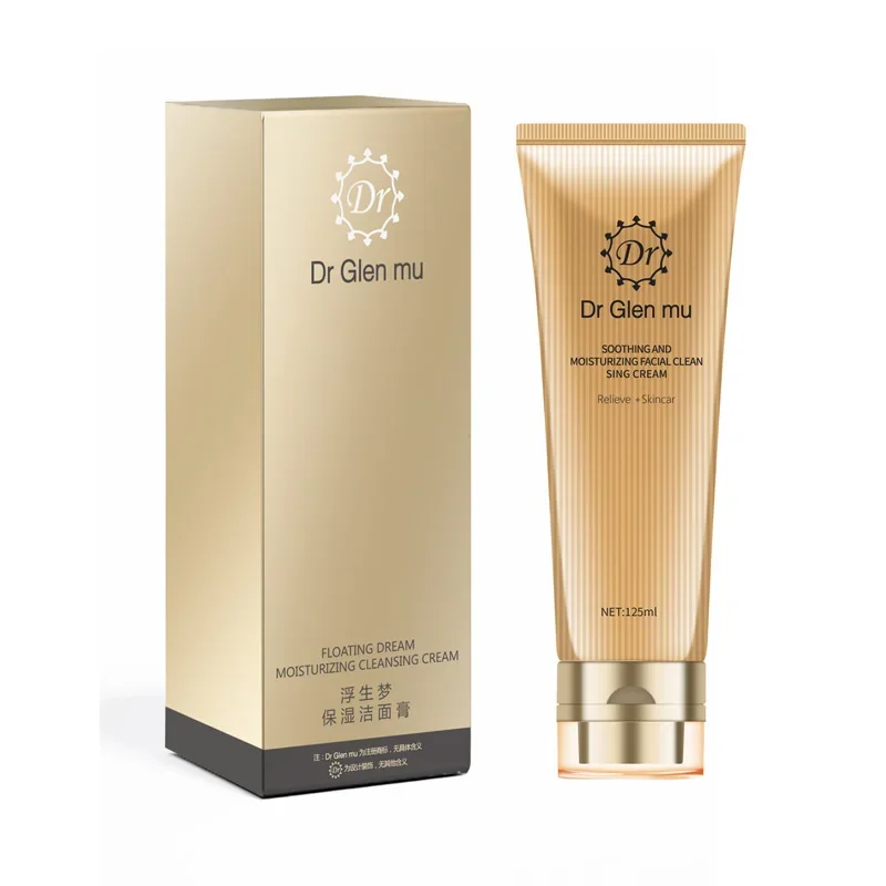 

Skincare-Dr Glen Mu-FLOATING DREAM MOISTURIZING CLEANSING CREAM, Clean and Refreshing, Remove Dirt Andoil, Replenish Water Moist