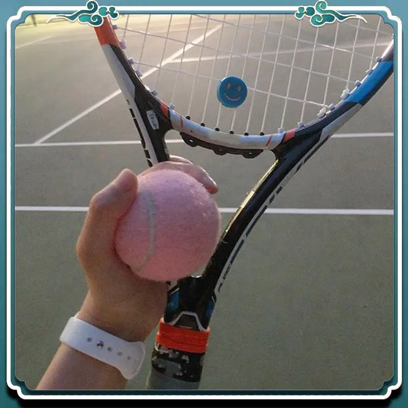 Reliable 18Pcs Pack Pink Tennis Balls Wear-Resistant Elastic Training Balls 66Mm Ladies Beginners Practice Tennis Ball For Club
